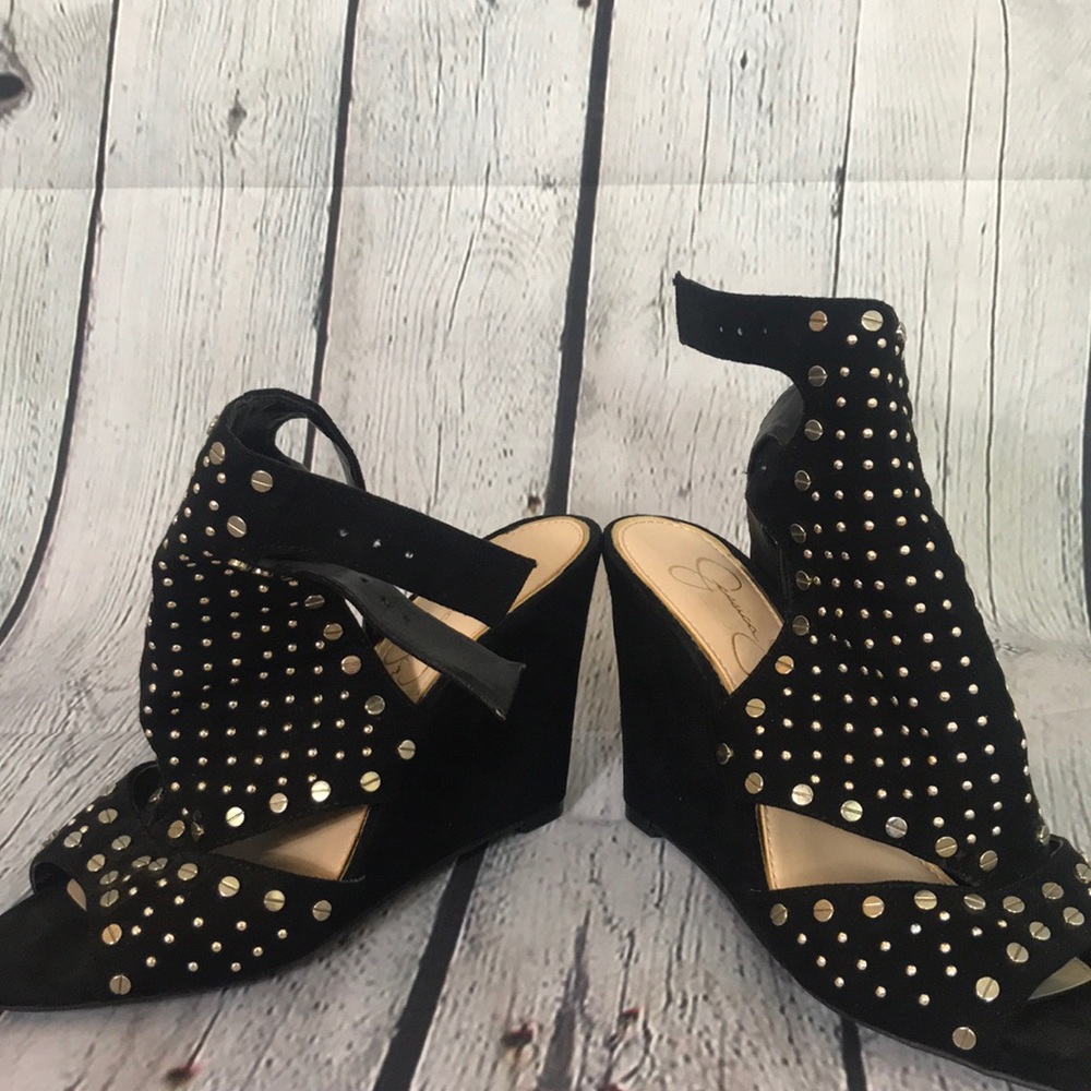 Jessica Simpson Open toe wedges